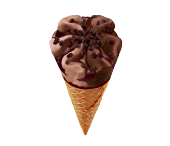 KWALITY WALLS DOUBLE CHOCOLATE CORNETTO ICE CREAM